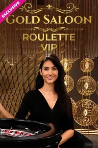 gold saloon roulette vip slot logo